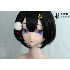 (NFD023)Customize Handmade Crossdress Full Head Female/Girl Resin Japanese Cartoon Character Animego Cosplay Kigurumi Mask